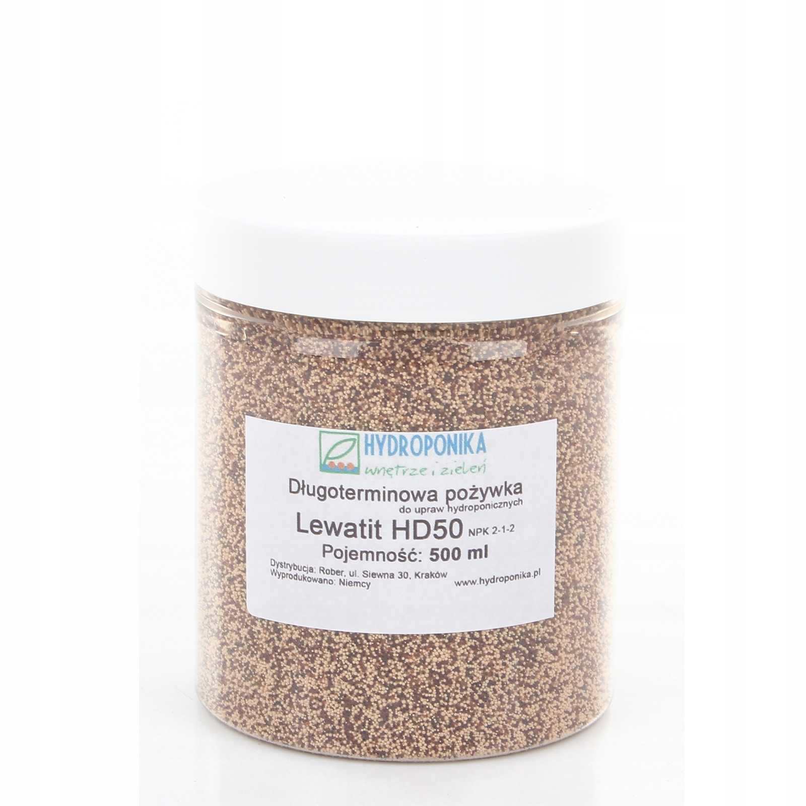 Hydroponika nawóz do hydroponiki HD50 500 ml słoiczek nawozu Lewatit