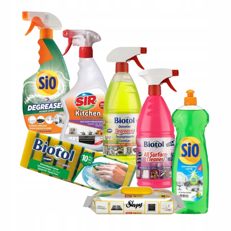 Levně Komplexní sada produktů pro úklid v kuchyni
