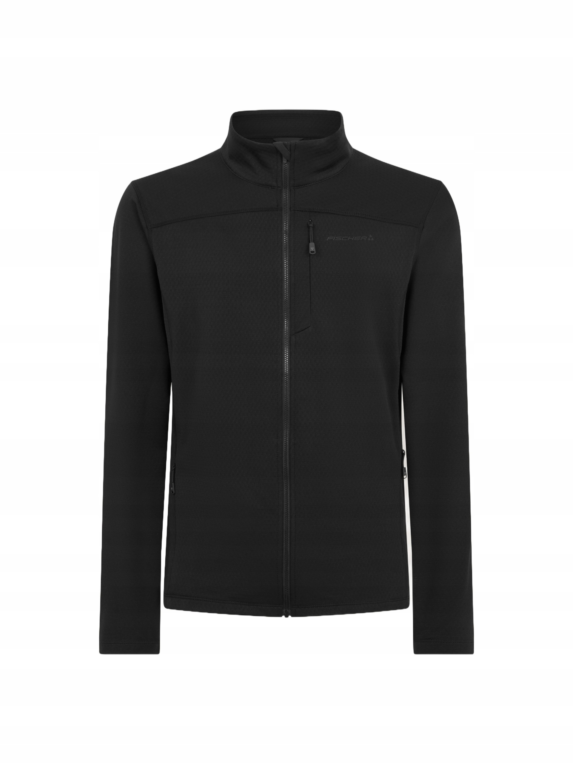 Fischer Flex Men Jacket Męska Bluza Narciarska II-Layer Długi Zamek Black L