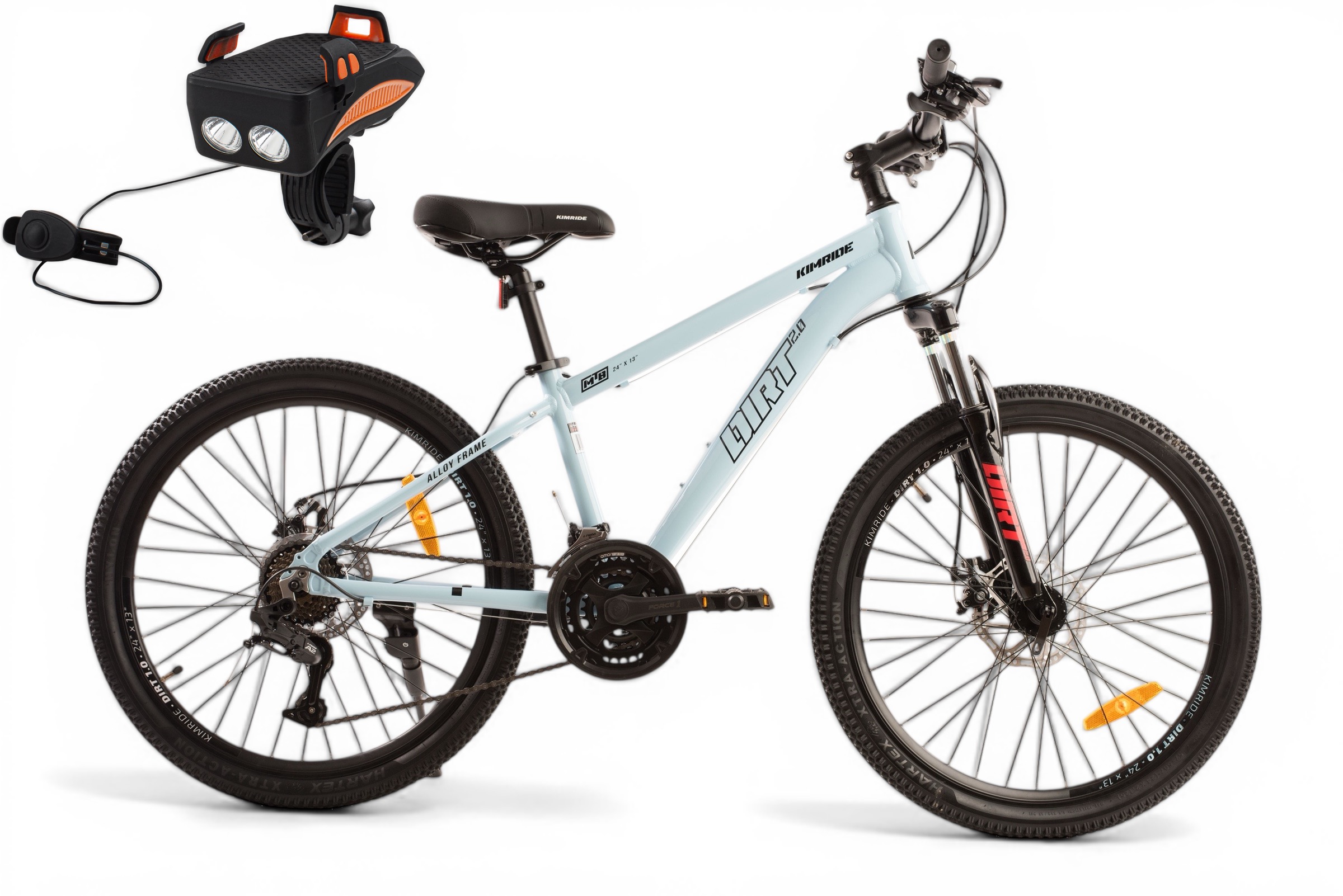 Rower Górski 24 Mtb Aluminiowy Dla Chłopca Dla Dziewczynki na Komunię Amort