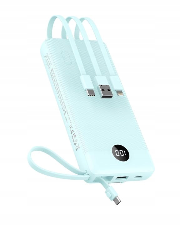 VEEKTOMX Powerbank 20000mAh USB C LED for iPhone Samsung Huawei — miniatura 4