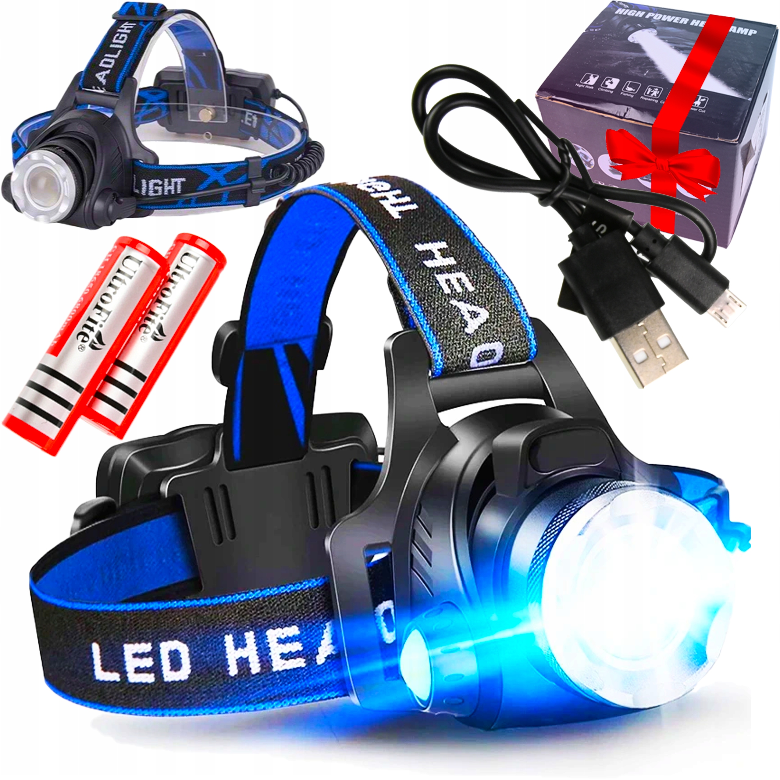 КРАЩИЙ НАЛОБНИЙ ЛІХТАР 500M ZOOM PROFI