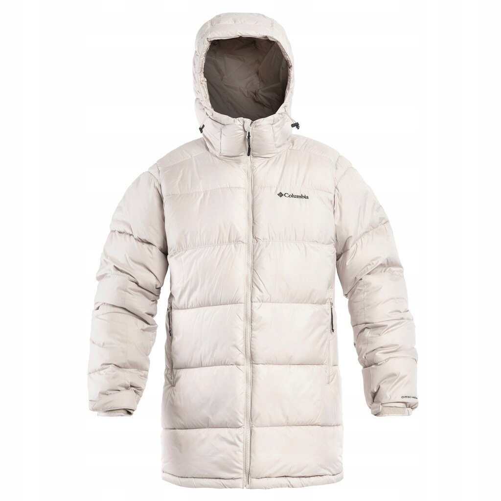 Pánská s kapucí péřová bunda s kapucí Columbia Pike Lake Puffer Parka Stone L