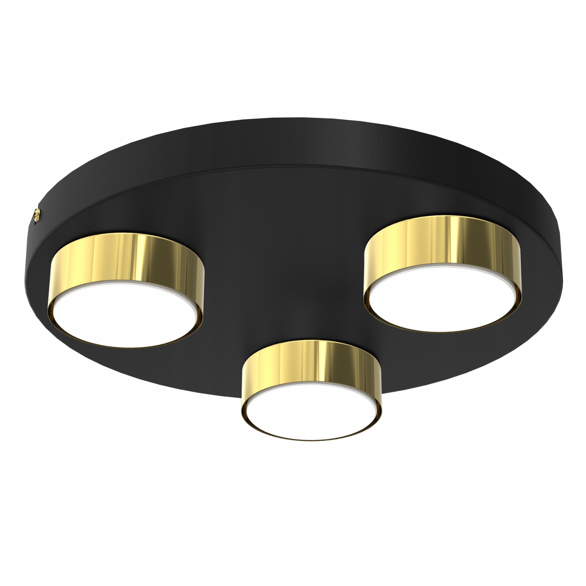 Stropní Svítidlo Stropní Svítidlo Led Polská Moderní Lampa Černá Zlatá