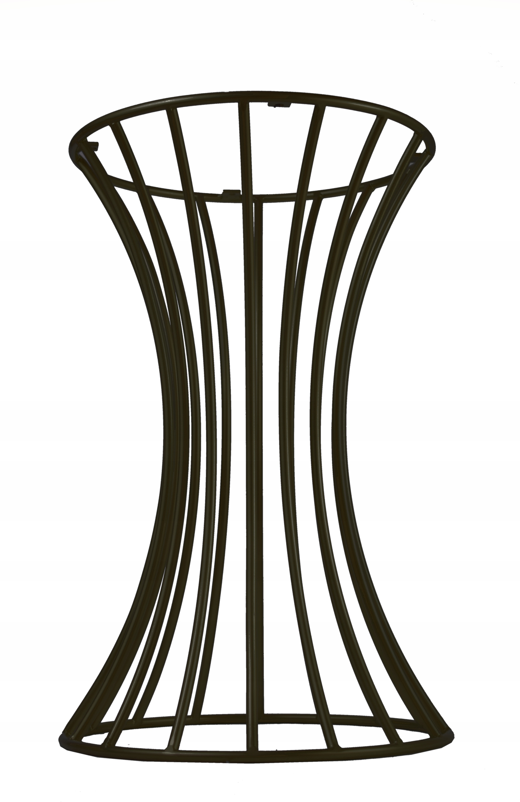 Kovová noha, Čierna, na stôl 72 cm. Tyč 10 mm