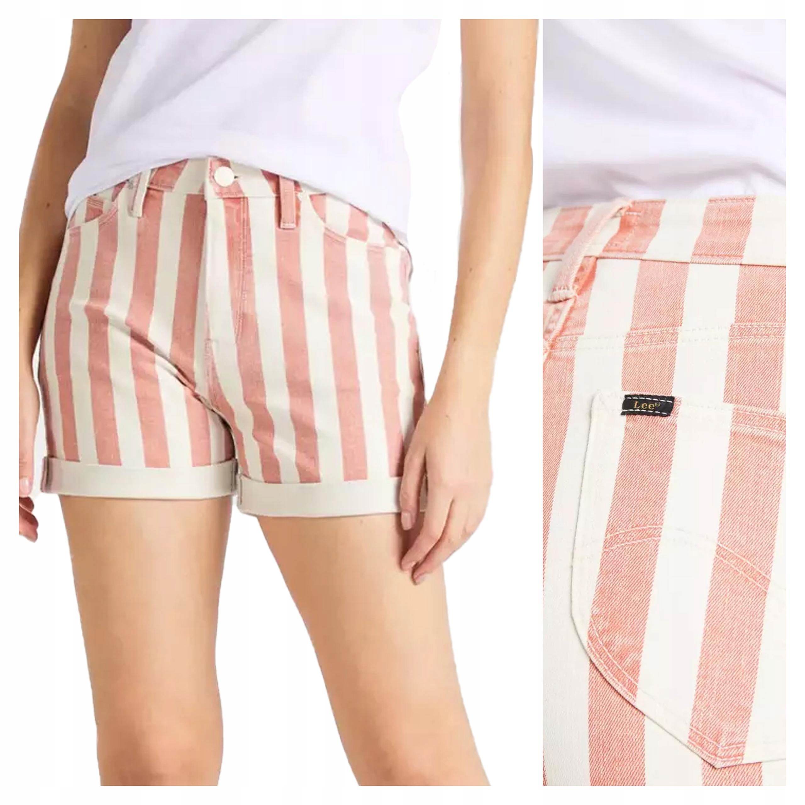 Lee Mom Dámské Džínové Šortky Krátké Kraťasy W28