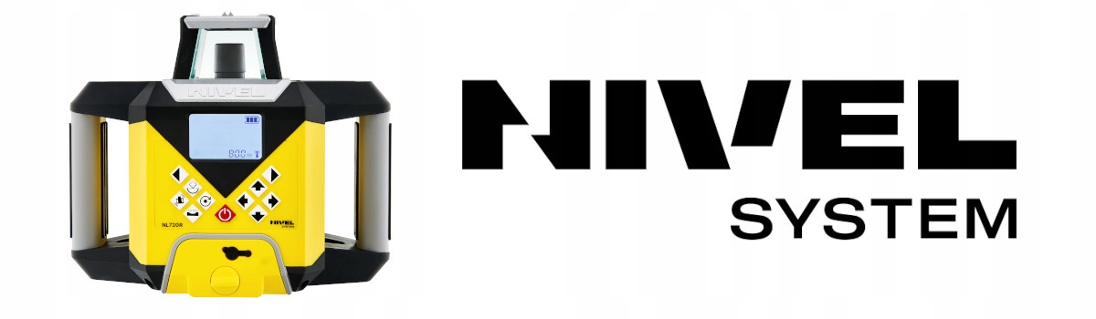 NIWELATOR LASEROWY NivelSystem NL720R Digital [700m] CZERWONY +CZUJNIK Rodzaj niwelatora rotacyjny