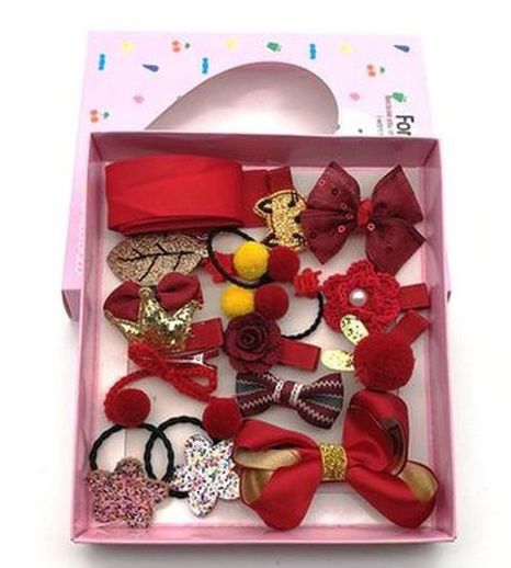 

V52 Zestaw Gumki Spinki Dla Dziewczynki