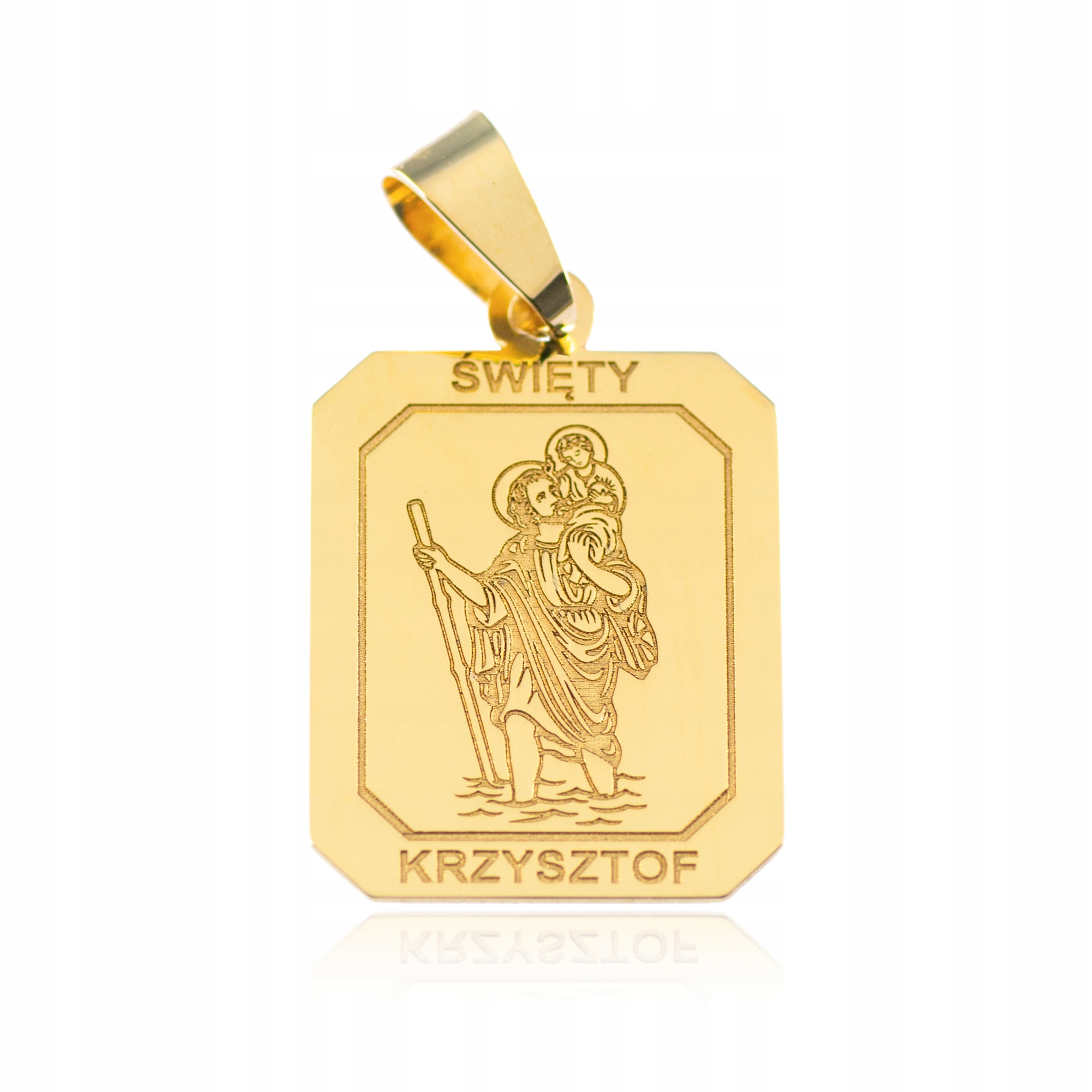 Zlatý Medailonek svatého Kryštofa, ryzost ryzost 585