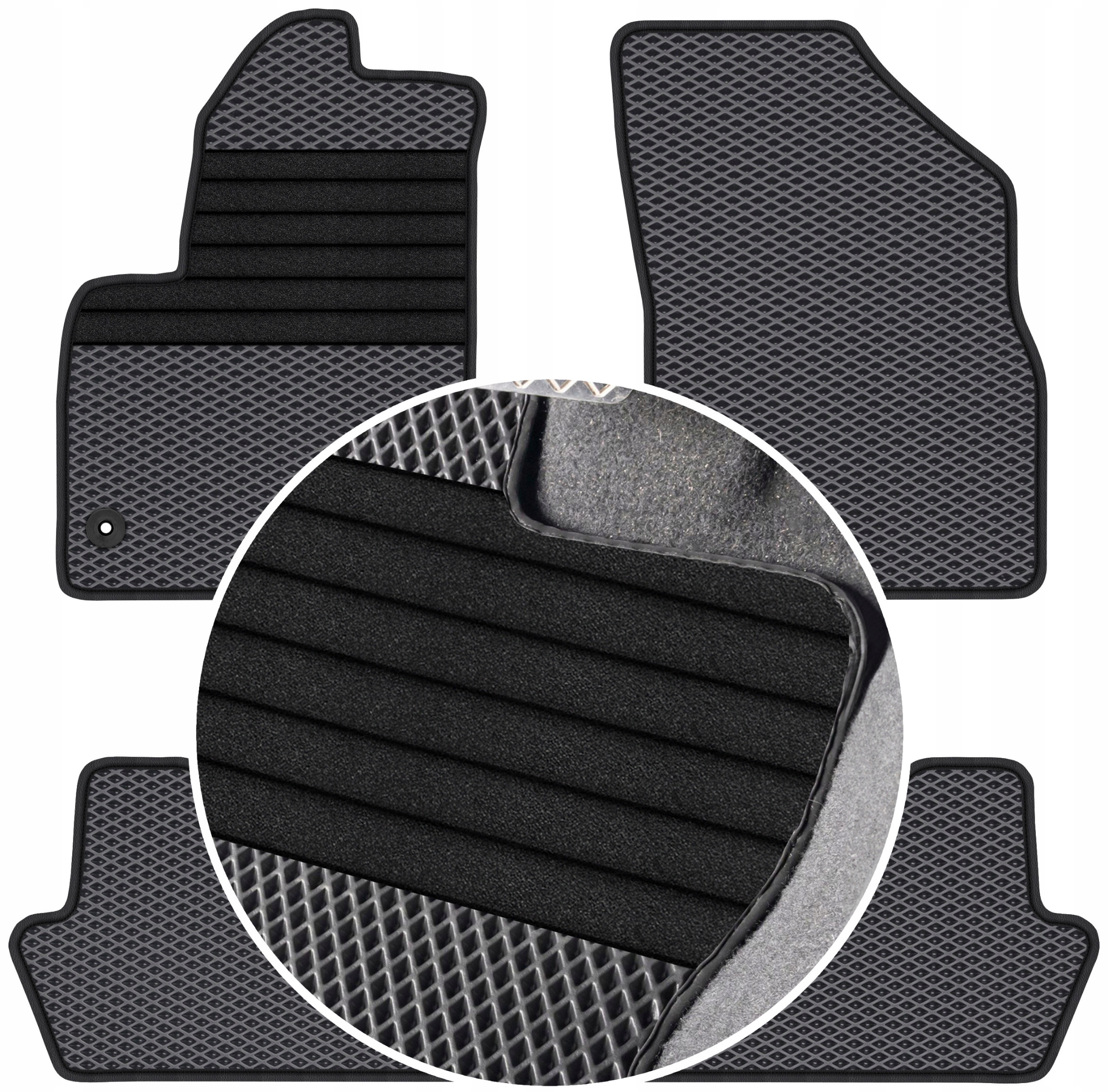 Citroen C4 Picasso 5os 06-13 Gumové rohože Eva Eternity Posilnenie XXL