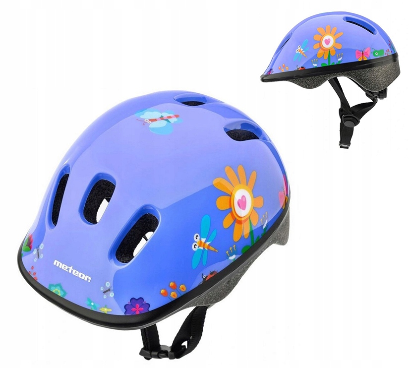 Kask rowerowy kask dziecięcy Meteor KS06 r.XS regulowany 44-48cm Garden