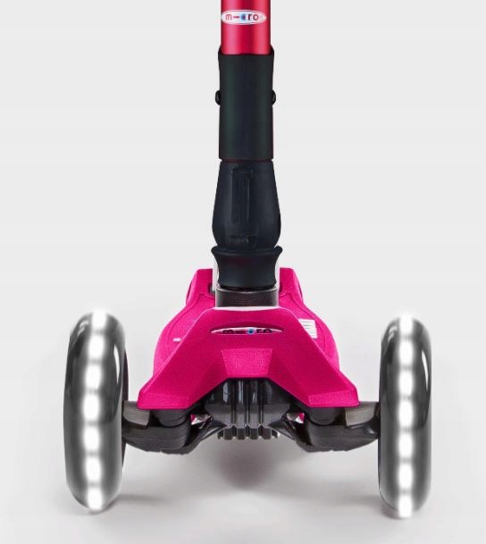 HULAJNOGA MAXI MICRO DELUXE SKŁADANA LED Pink Marka Micro