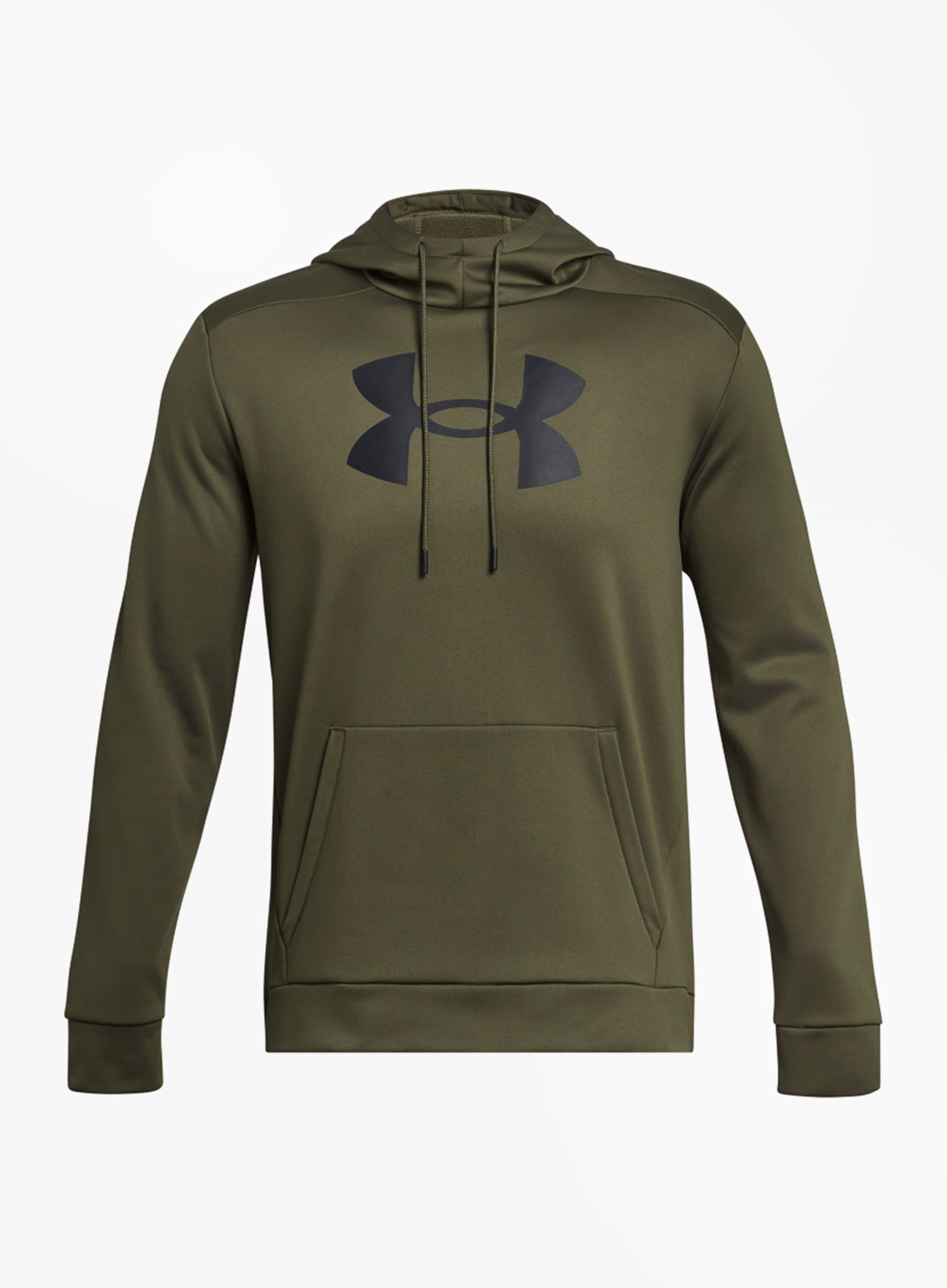 Bluza z kapturem Under Armour Armour Fleece Big Logo Hoodie green/black M