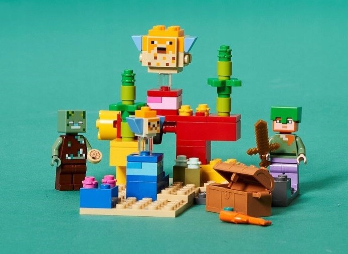 LEGO MINECRAFT RAFA KORALOWA 21164 Bohater Minecraft