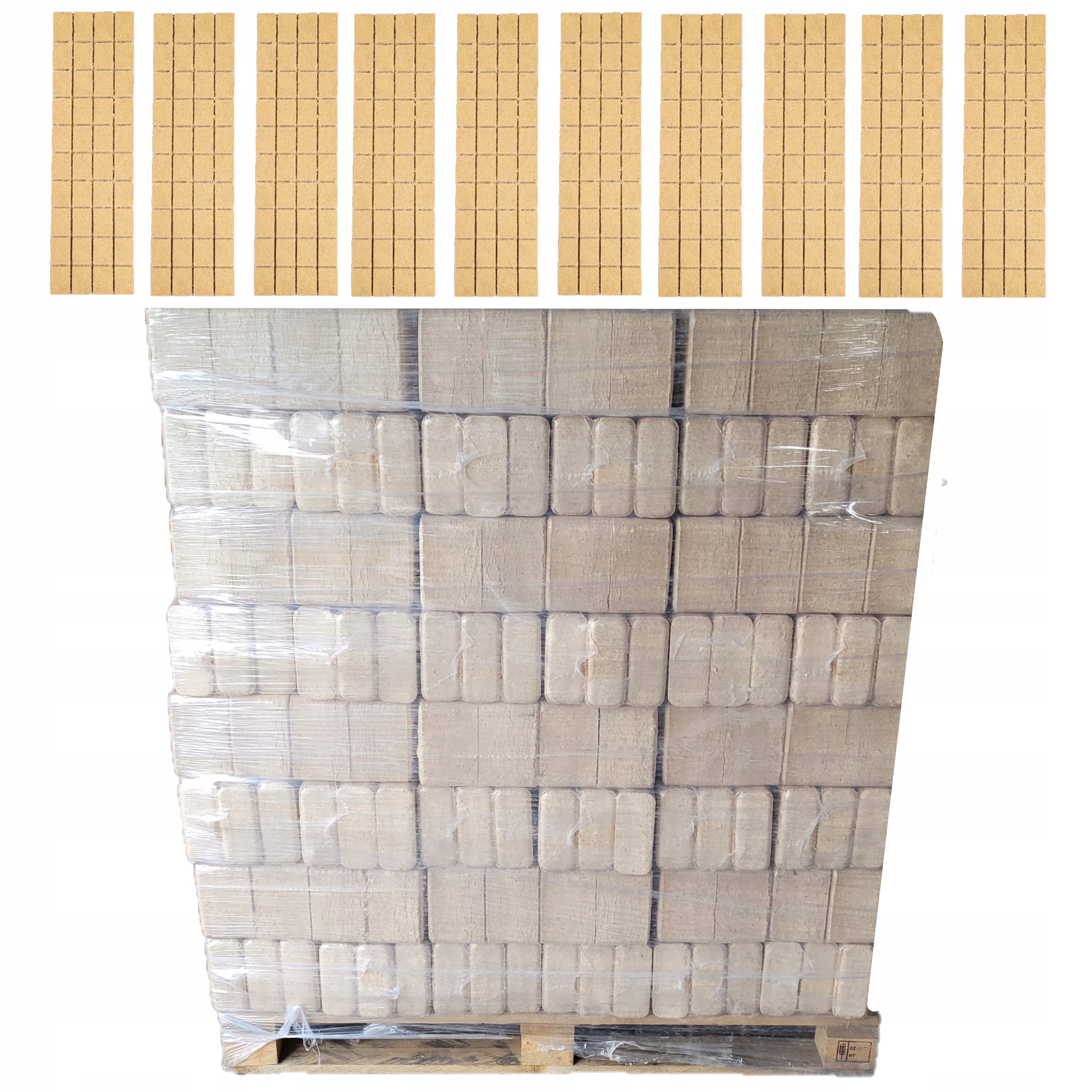 Brykiet drzewny bukowy RUF do pieca kominka 100kg