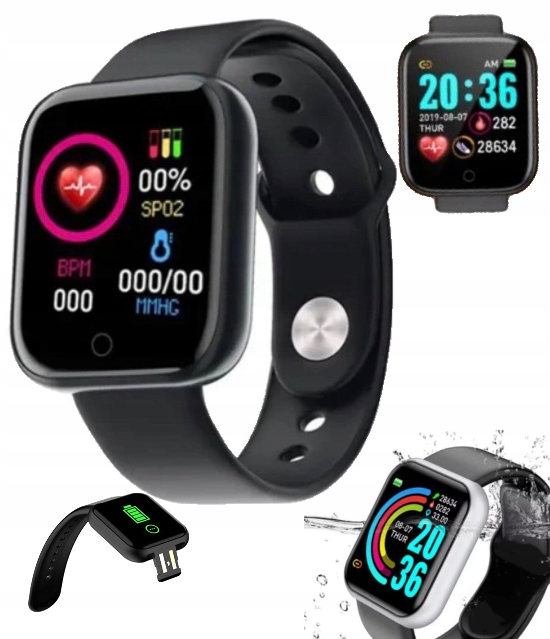 

Smartwatch Zegarek Fitnes Gps Pulsometr Krokomierz