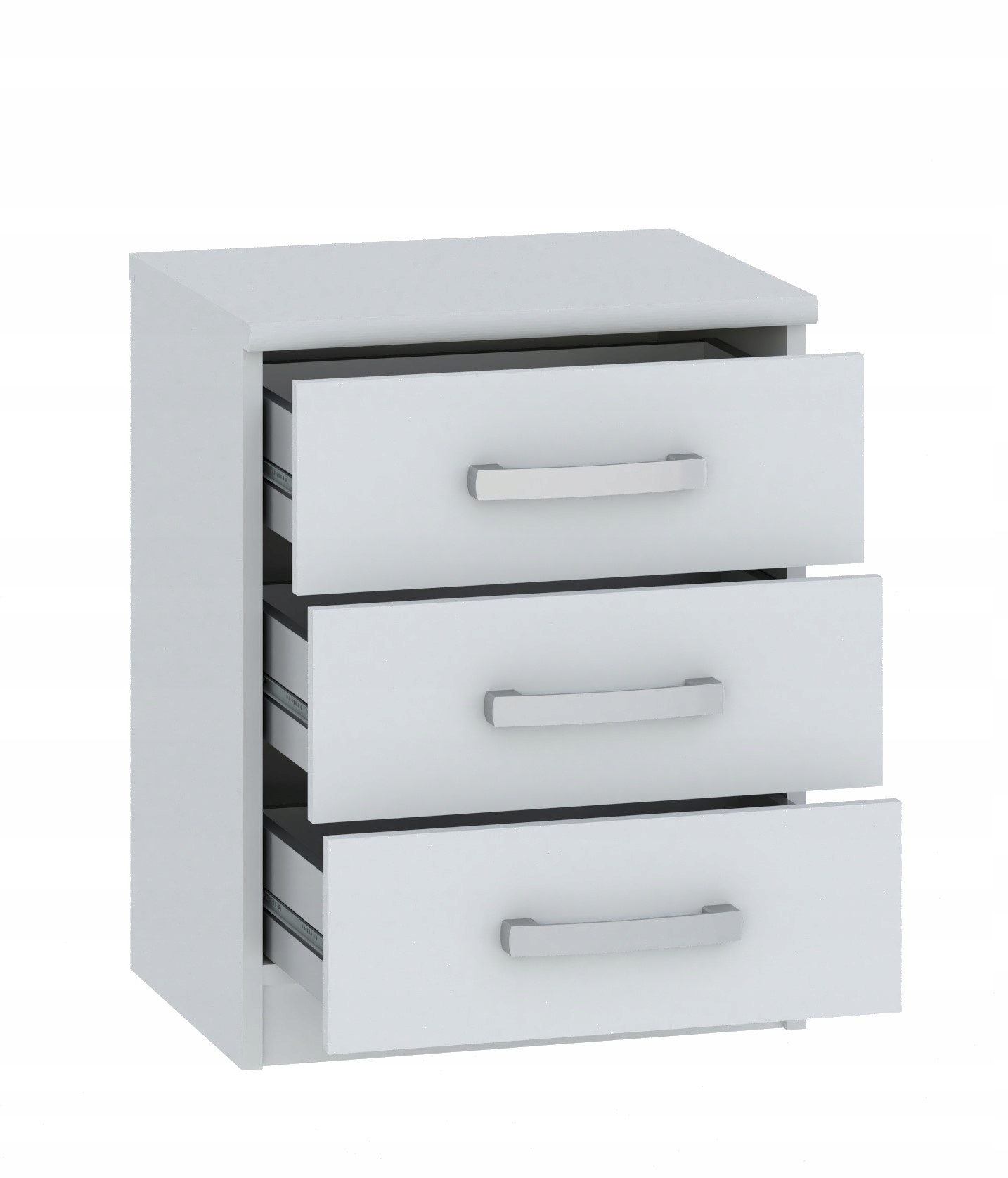 SZAFKA NOCNA BIAŁA Z SZUFLADAMI 46 CM EAN (GTIN) 5902610959608