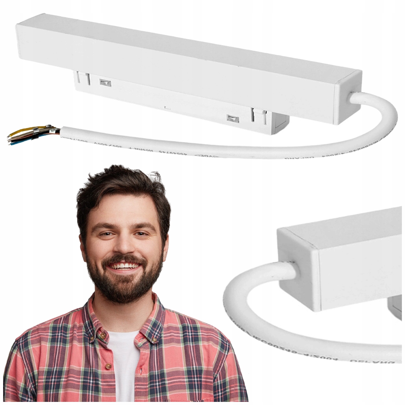 Napájací Zdroj Zasúvateľný Do Magnetických Koľajníc DY-YT200W, Biely