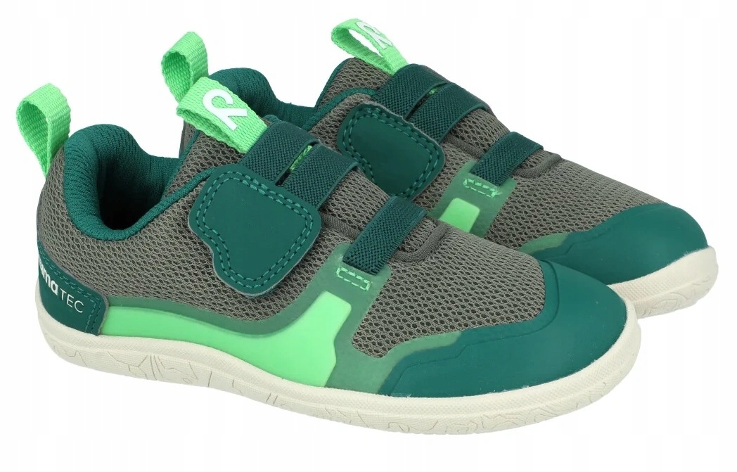 Sneakersy barefoot Reima Tapeastelu półbuty dla chłopca zielony R. 25