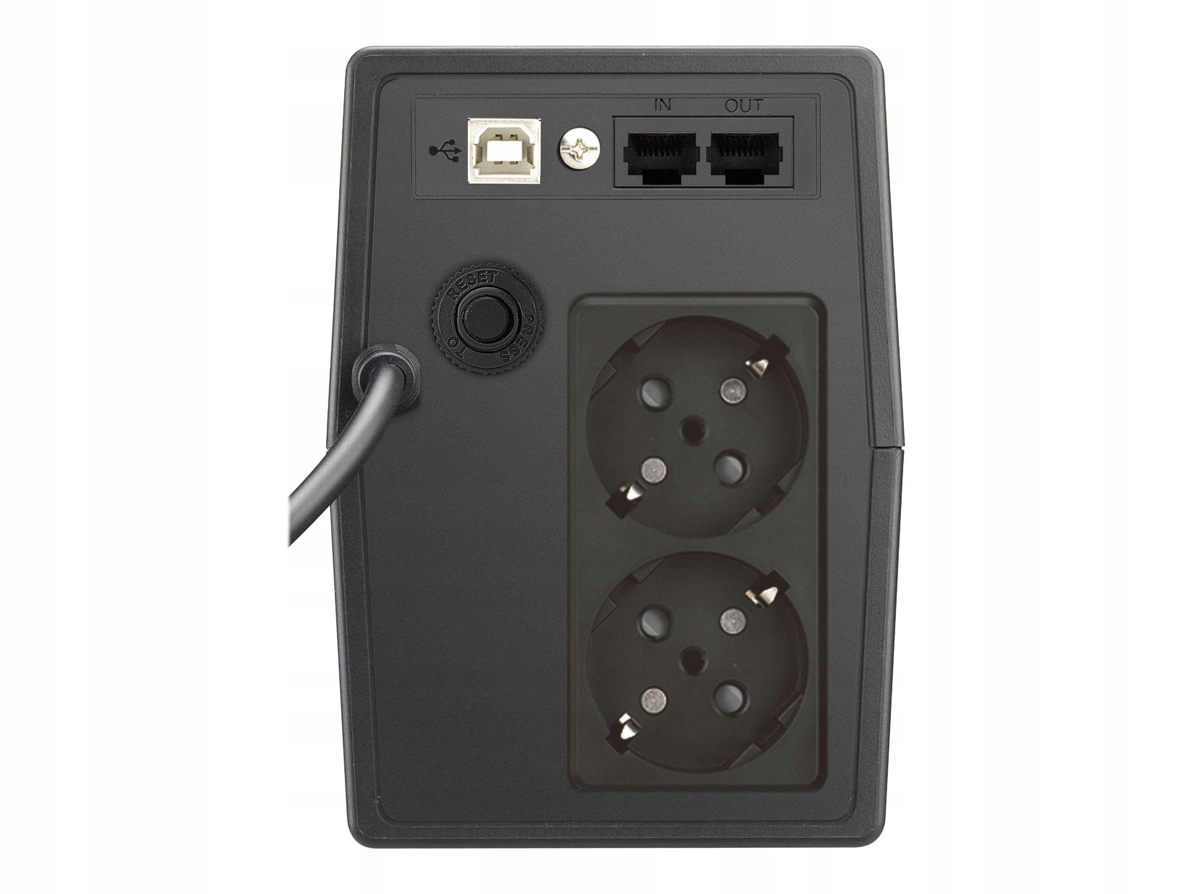 Powerwalker Ups VI 600 Scl Fr Line-Interactive 600VA 2X 230V Pl Usb-b LCD