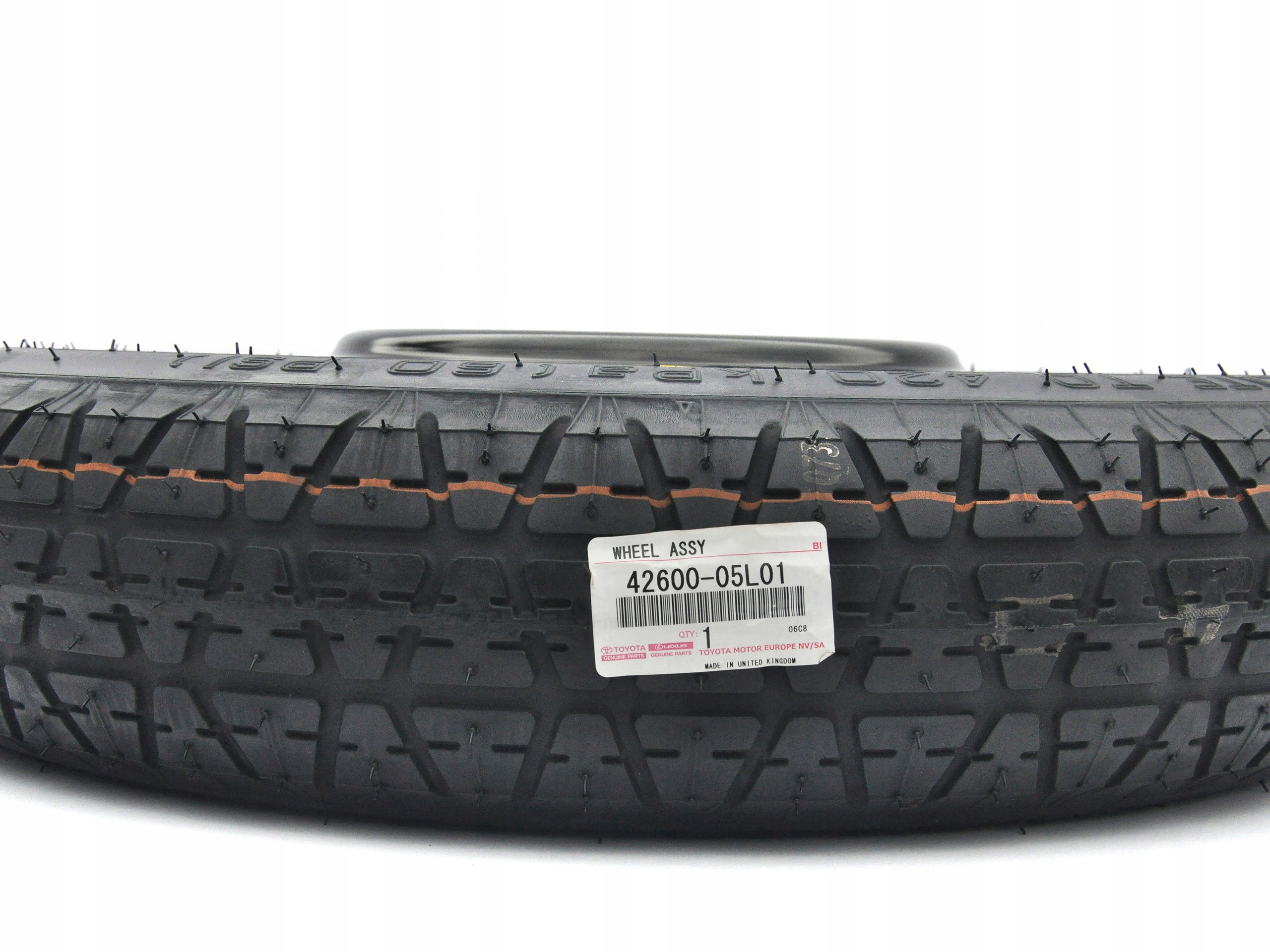KOLO DOJAZDOWE 17 ORYGINAL TOYOTA CAMRY Tire width 145 mm
