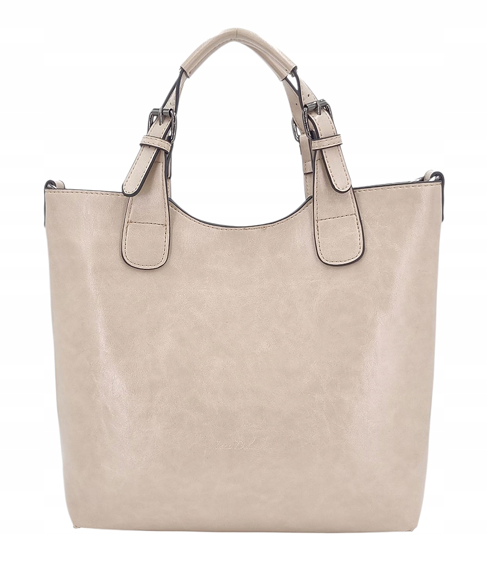 Krémová klasická dámská kabelka Ines Delaure