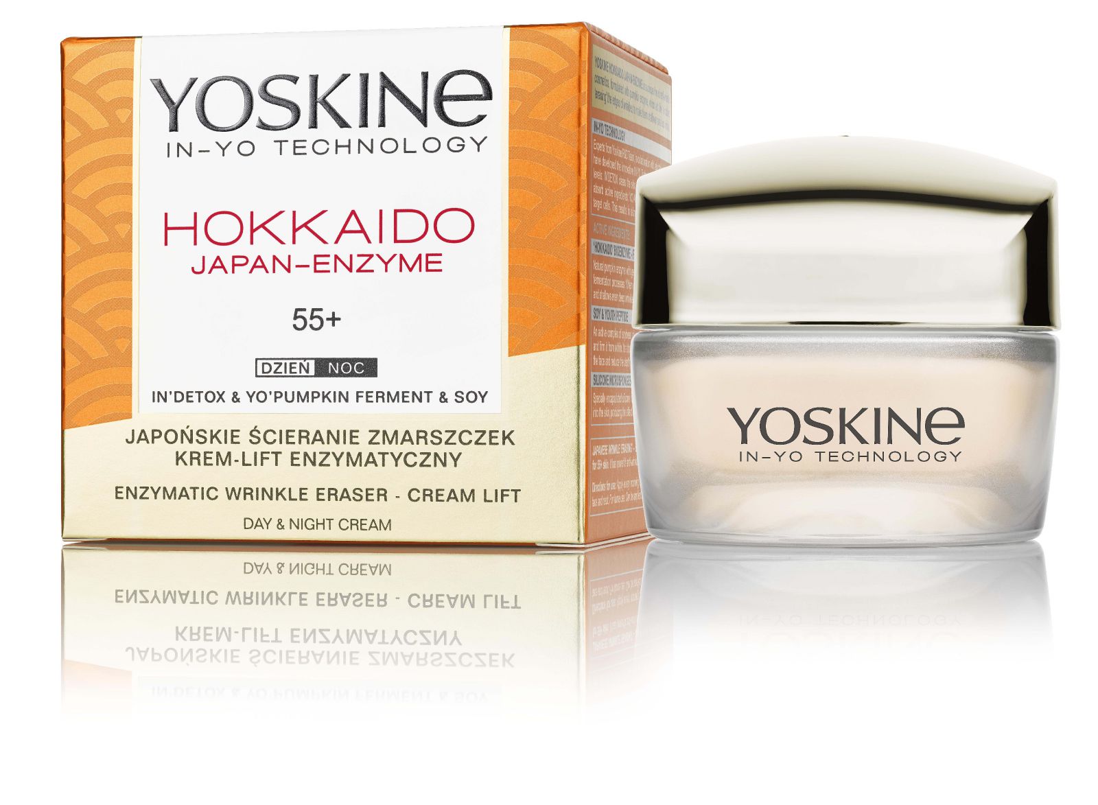 Yoskine Hokkaido Japan-enzyme 55+ Krém Proti Vráskám S Peptidy A En