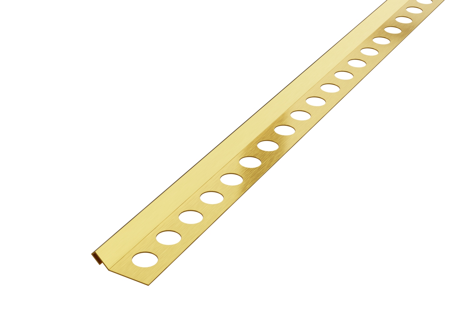 Rohový profil 45 stupňů Zlatý Mat 1,2 x 270 cm