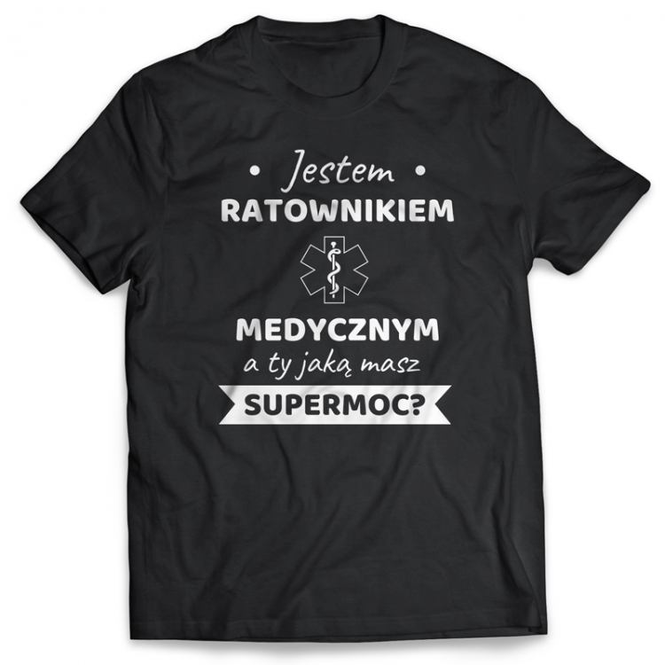 

KM008F - S / Koszulka Jestem Ratownikiem Medycznym