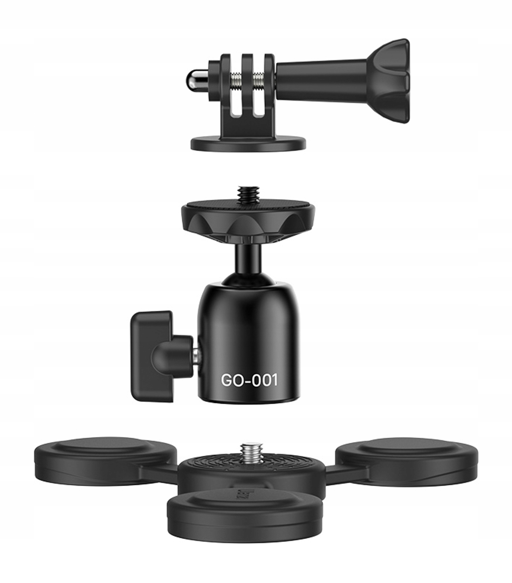 Magnetický držák Silný 4 Magnet pro kameru GoPro Sjcam Xiaomi Dji INSTA360