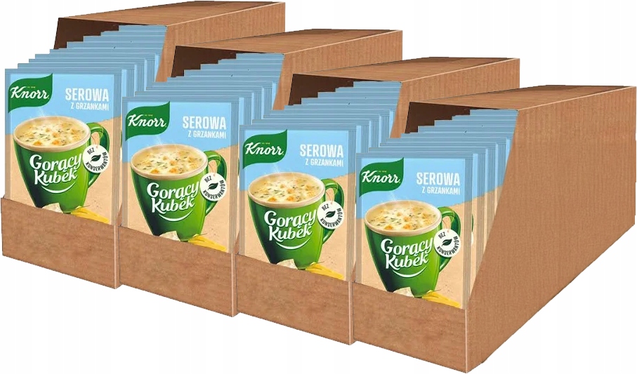Knorr Gorący Kubek Serowa z grzankami 22 g x128