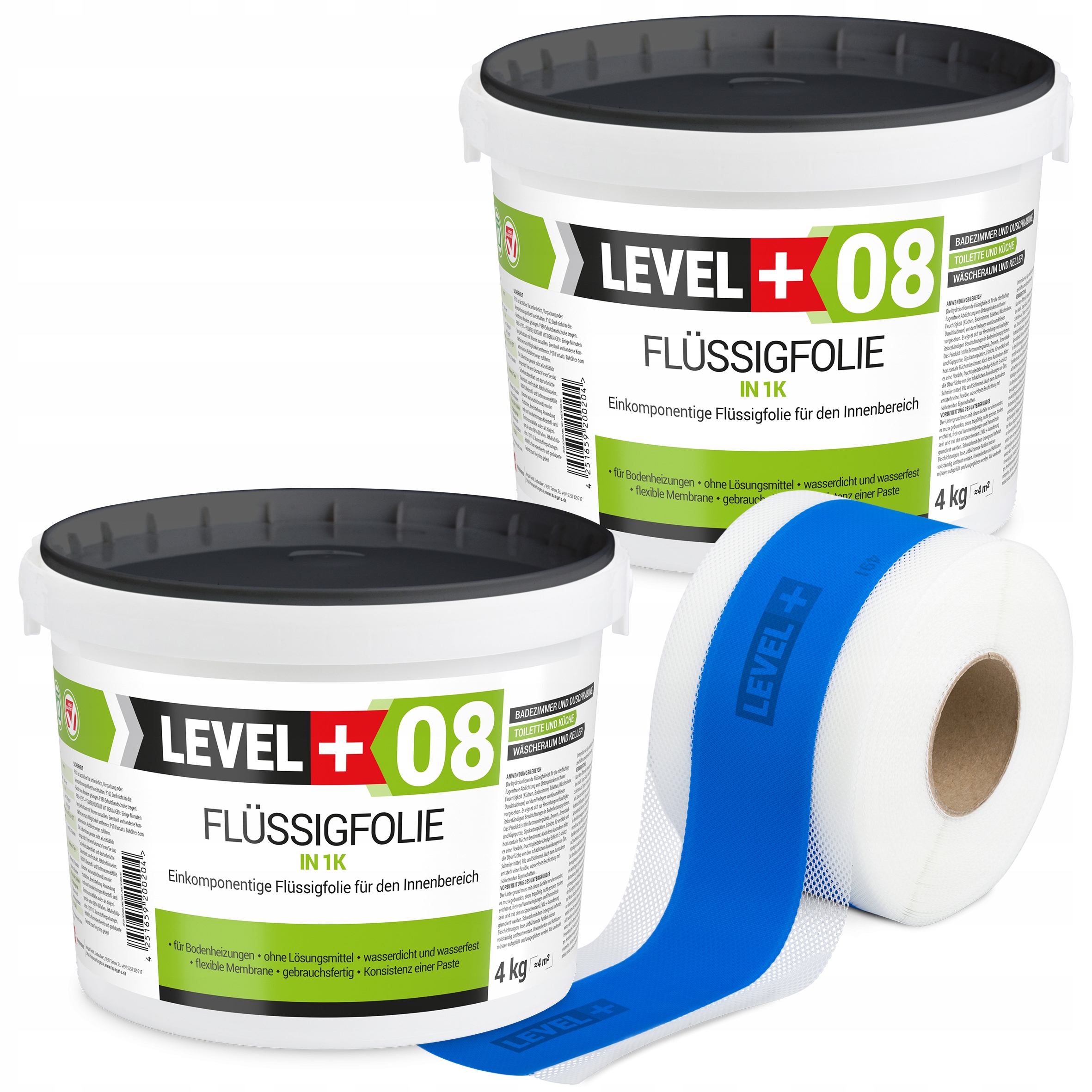 Hydroizolační sada Páska 10 m Fólie 8 kg