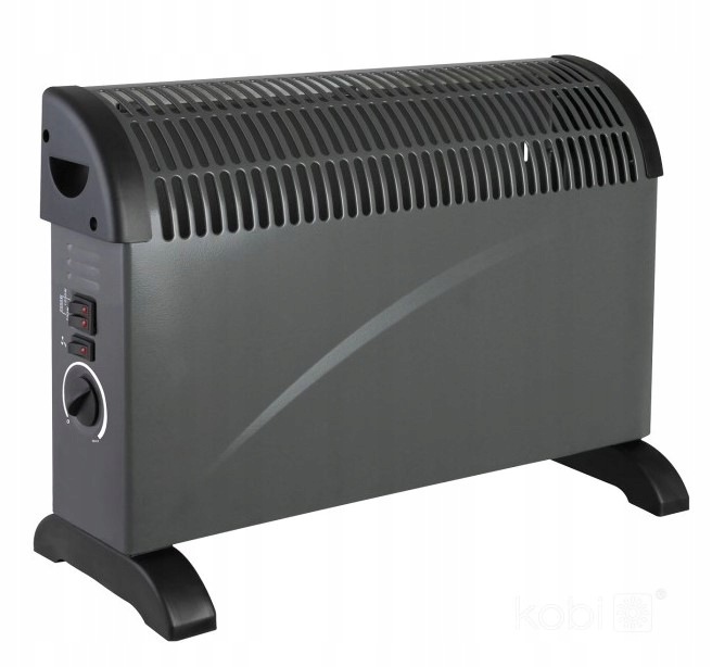 Stojanový konvektorový ohřívač 2000 W s přívodem vzduchu Sondo Turbo černý Kobi W