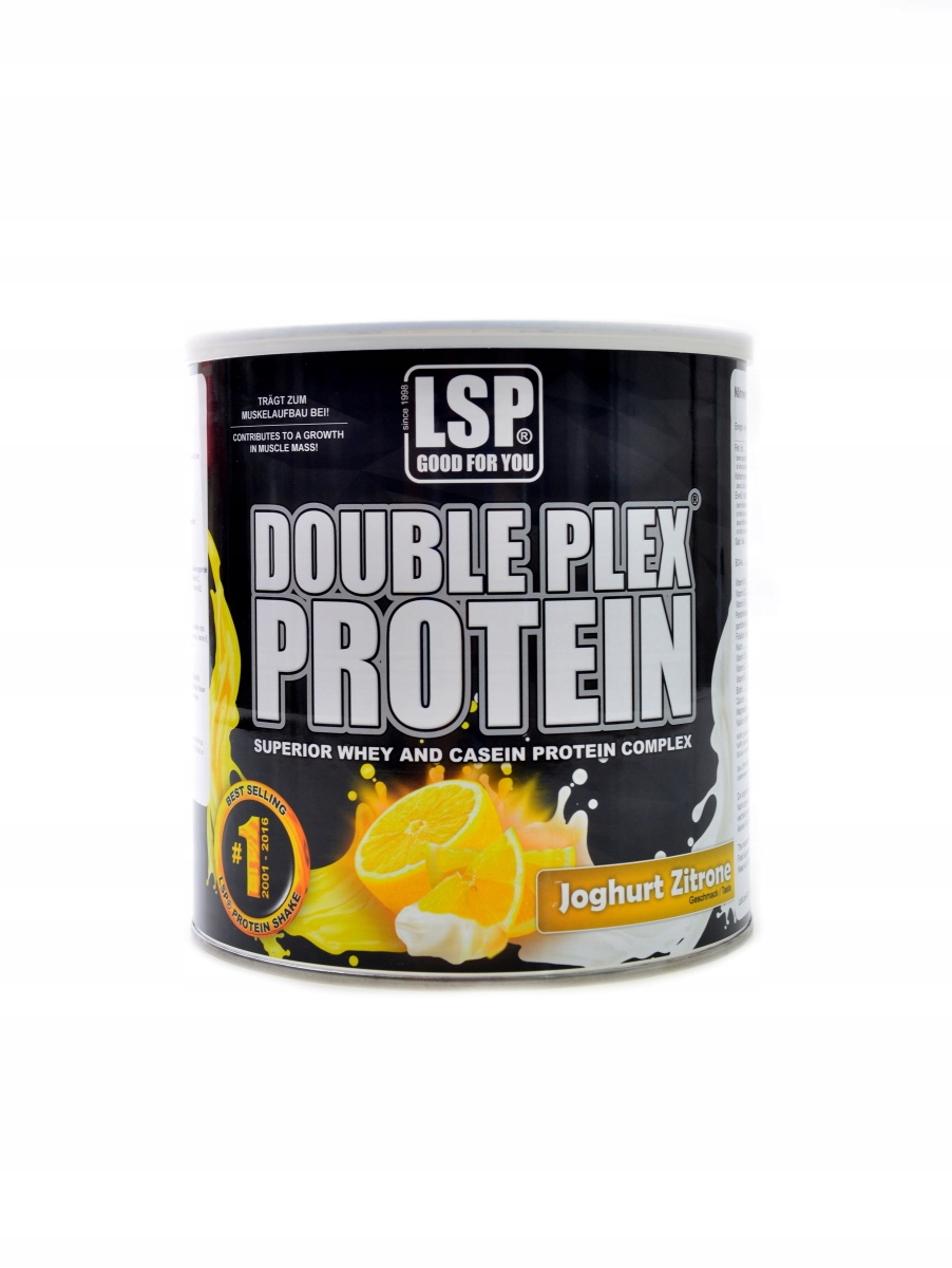 Lsp nutrition Double Plex 80% whey casein protein 750 g citron jogurt
