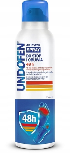 

Undofen Aktywny Spray Do Stóp i Obuwia 48H 150 ML
