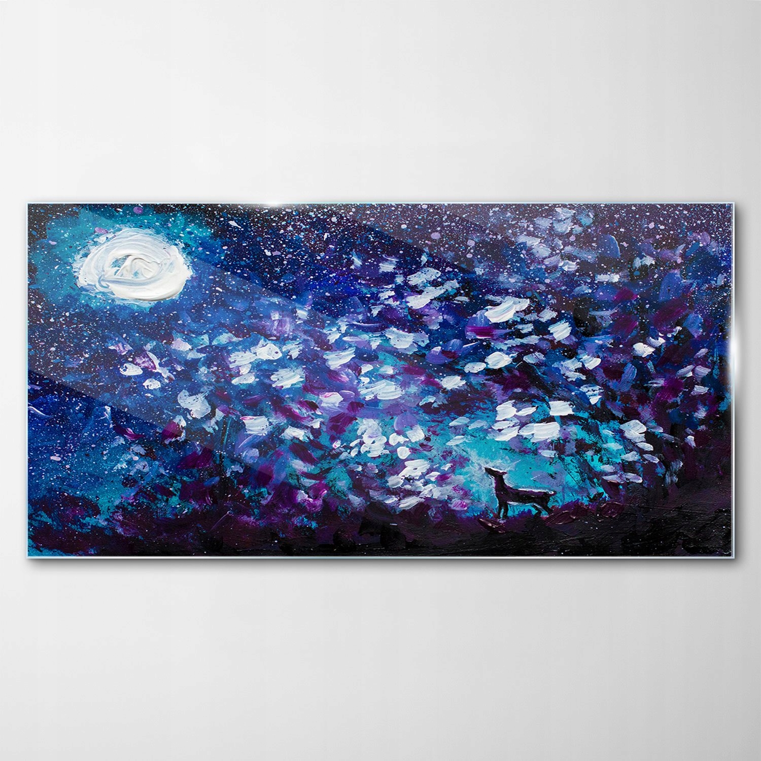 

Hartowany Obraz Szklany Abstrakcja Księżyc 120x60