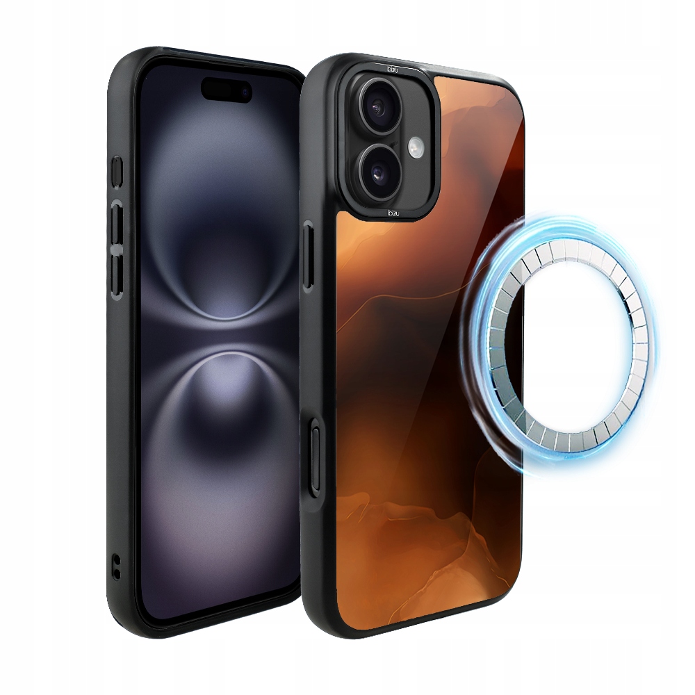 Pouzdro pro iPhone 16 Ibizu DropGuard Matt s MagSafe, Mars Sunset