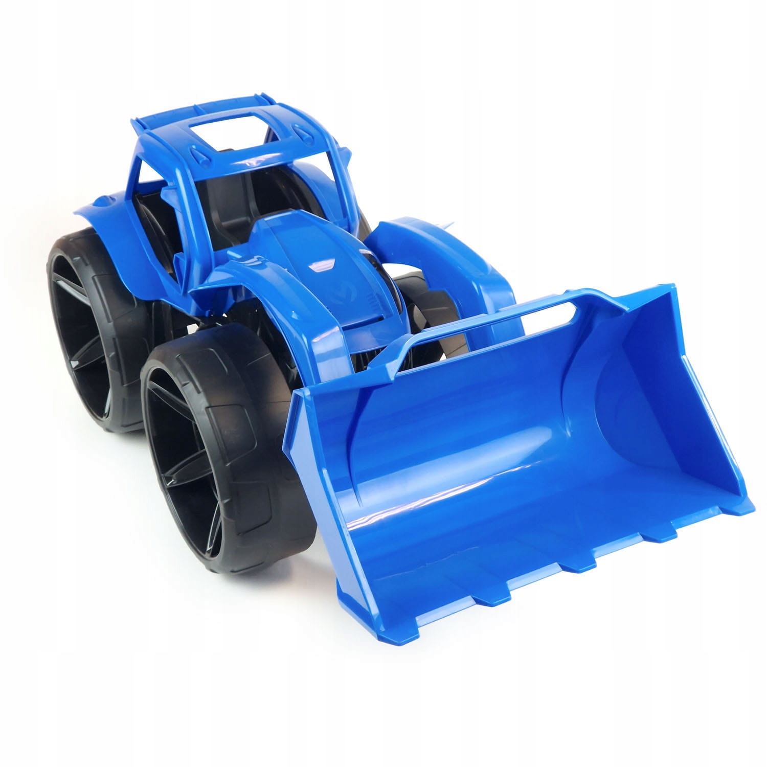 Granatowy Gigant Maximus Spychacz WADER Duży samochód na PREZENT Model Maximus