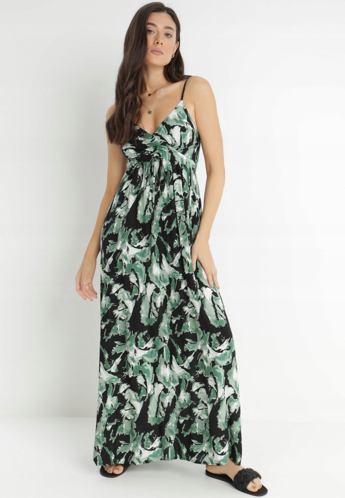 

Born2Be Zielona Sukienka damska L/XL Rozkloszowane