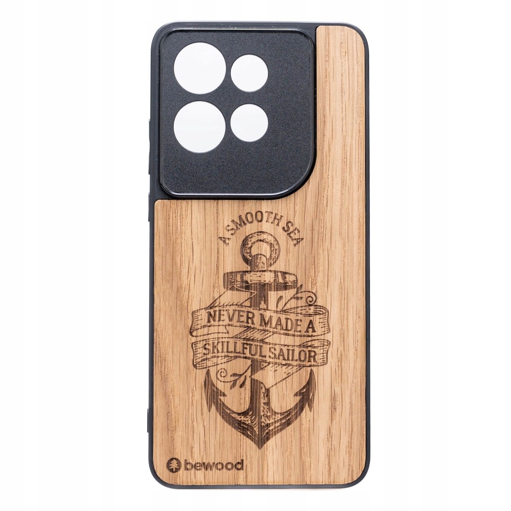 Dřevěné Pouzdro Bewood pro Motorola Edge 50 Neo 60 Neo Kotva Dub