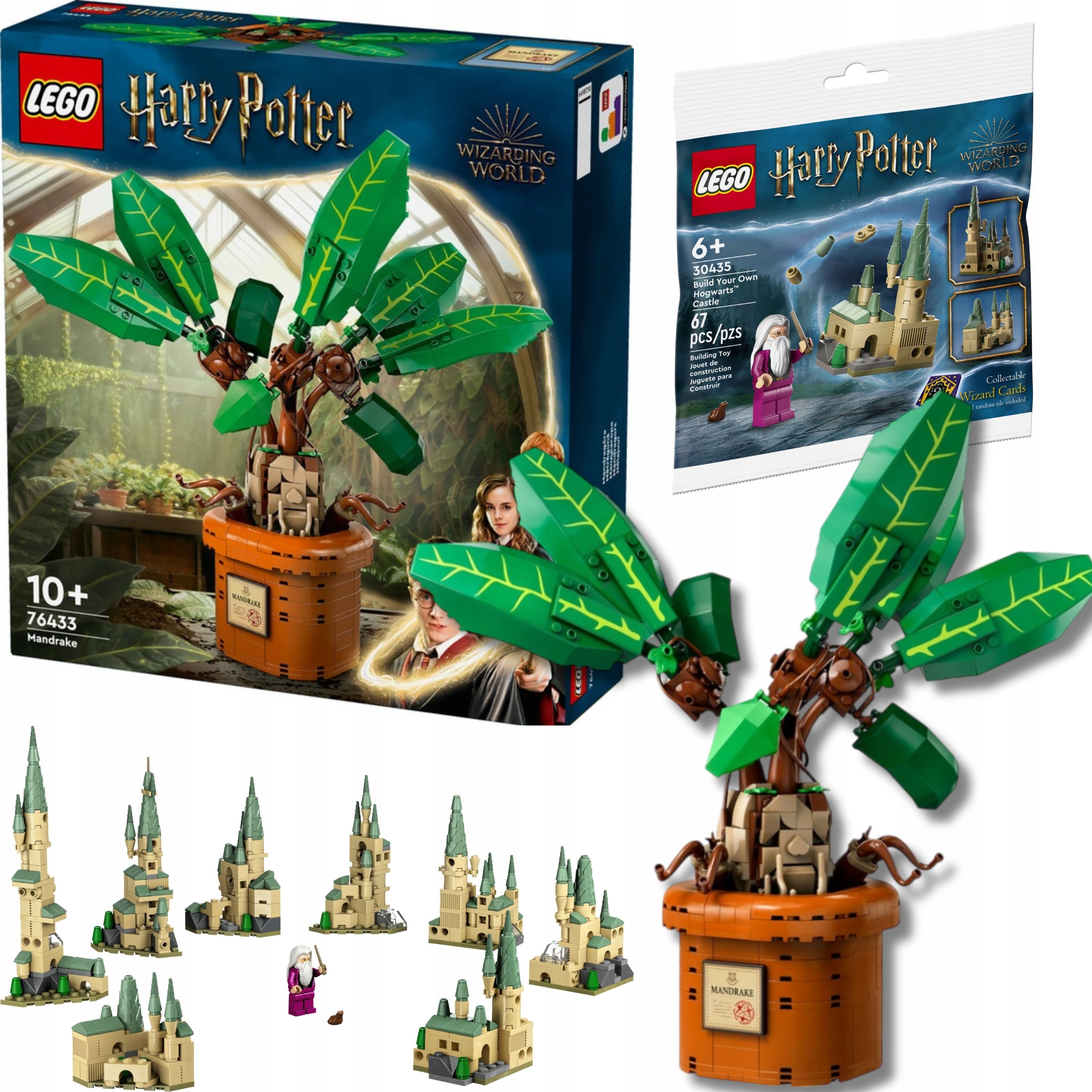 Lego Harry Potter Mandragon Set 76433 2024 Stavebnice Dárek 30435 Lego