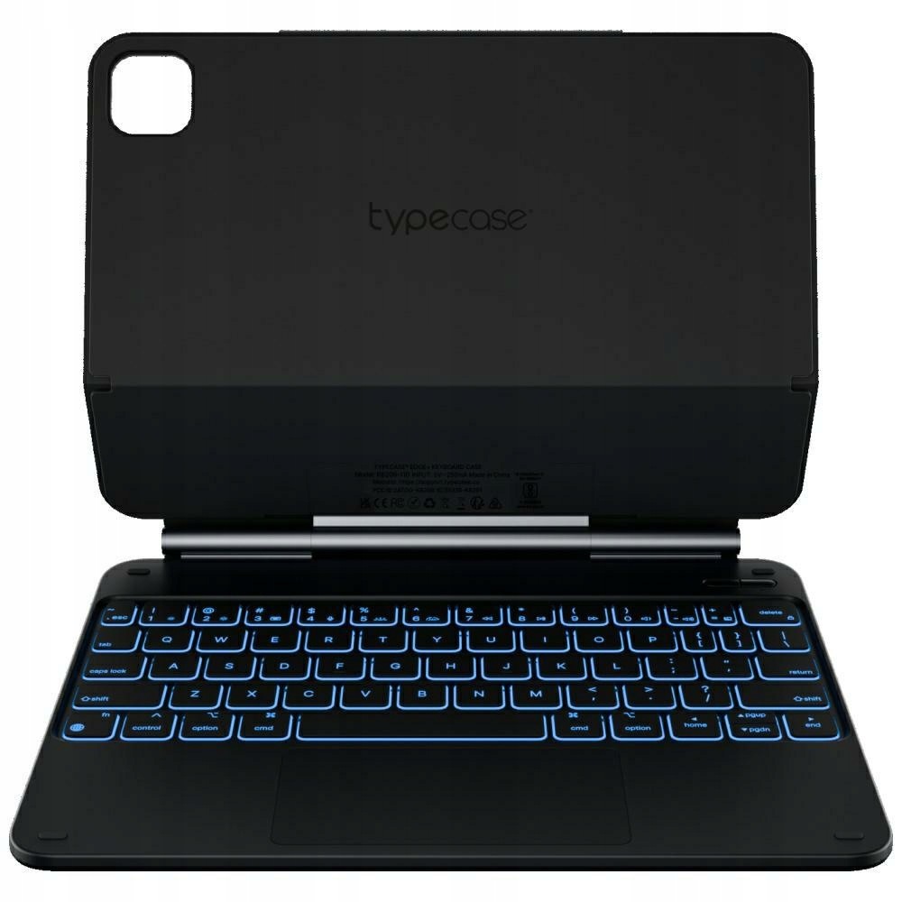 Typecase Edge z klawiaturą do iPad Air 11" M2 2024/M3 2025/M4 2026 Czarny