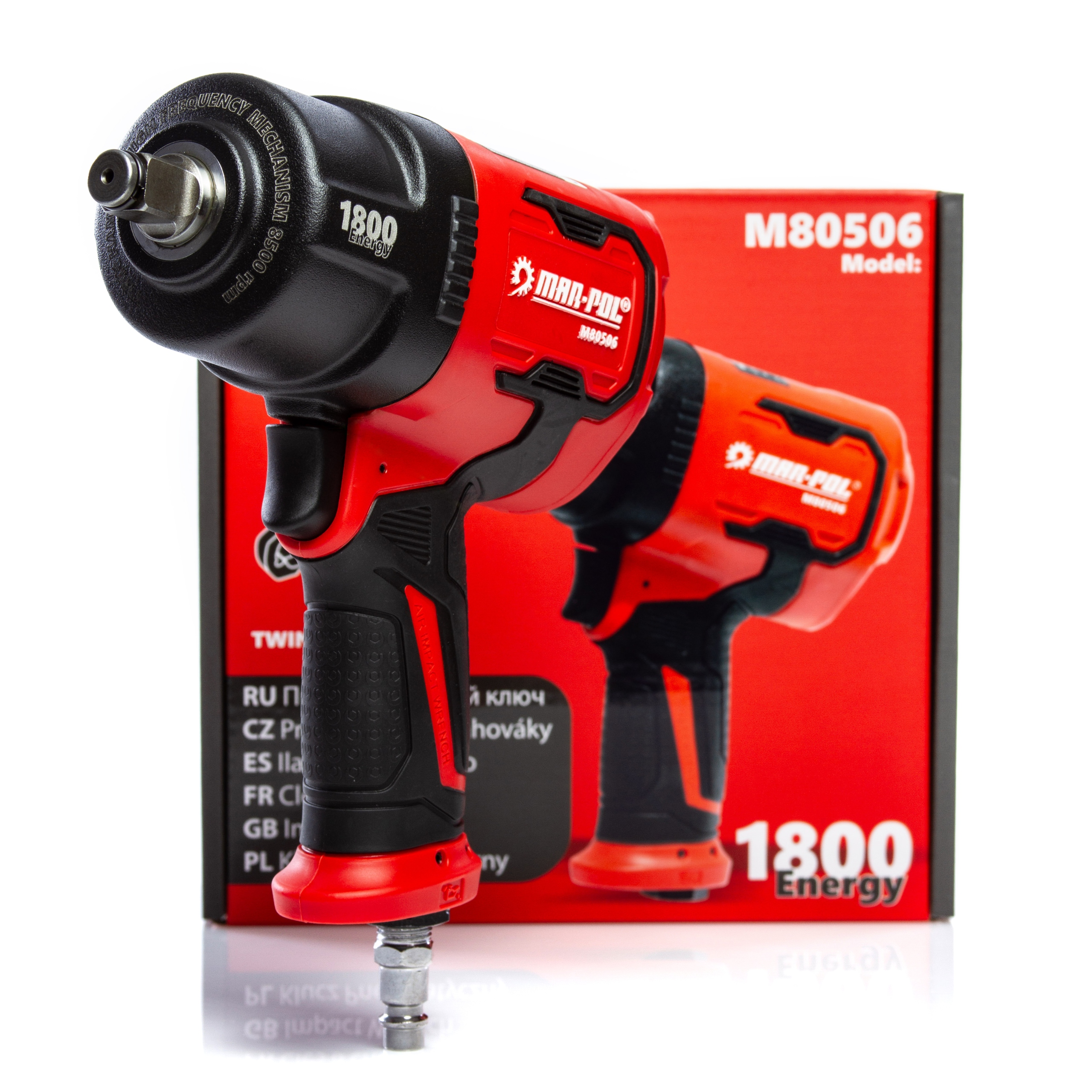 Rázový Uťahovák S Príklepom Na Kolesá 1800 Nm 1/2" Th
