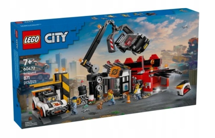 Lego 60472 City Vrakoviště S Auty