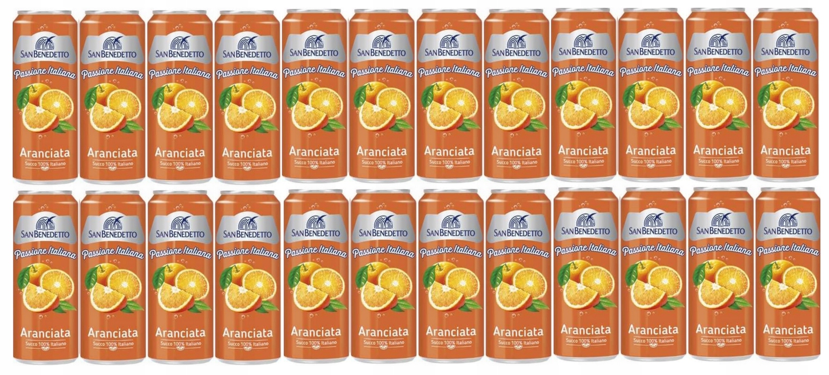 Sanbenedetto Aranciata Sycený nápoj oranžový 330 ml x 24 ks