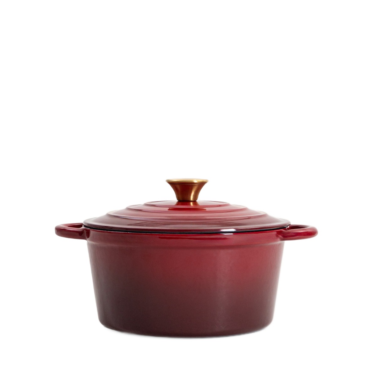 Hrniec indukcia plyn Andreas bordový tradičný ombre 24 cm 4L Homla