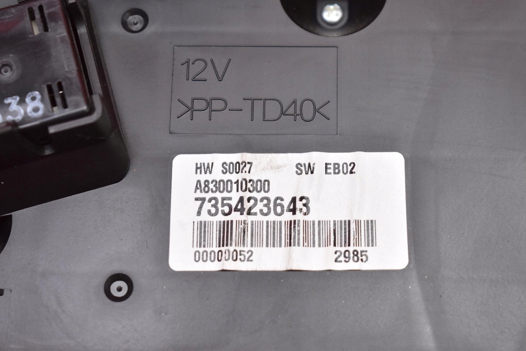control panel air conditioning devices KLIMY 735423643 FIAT IDEA 1 and 03-20