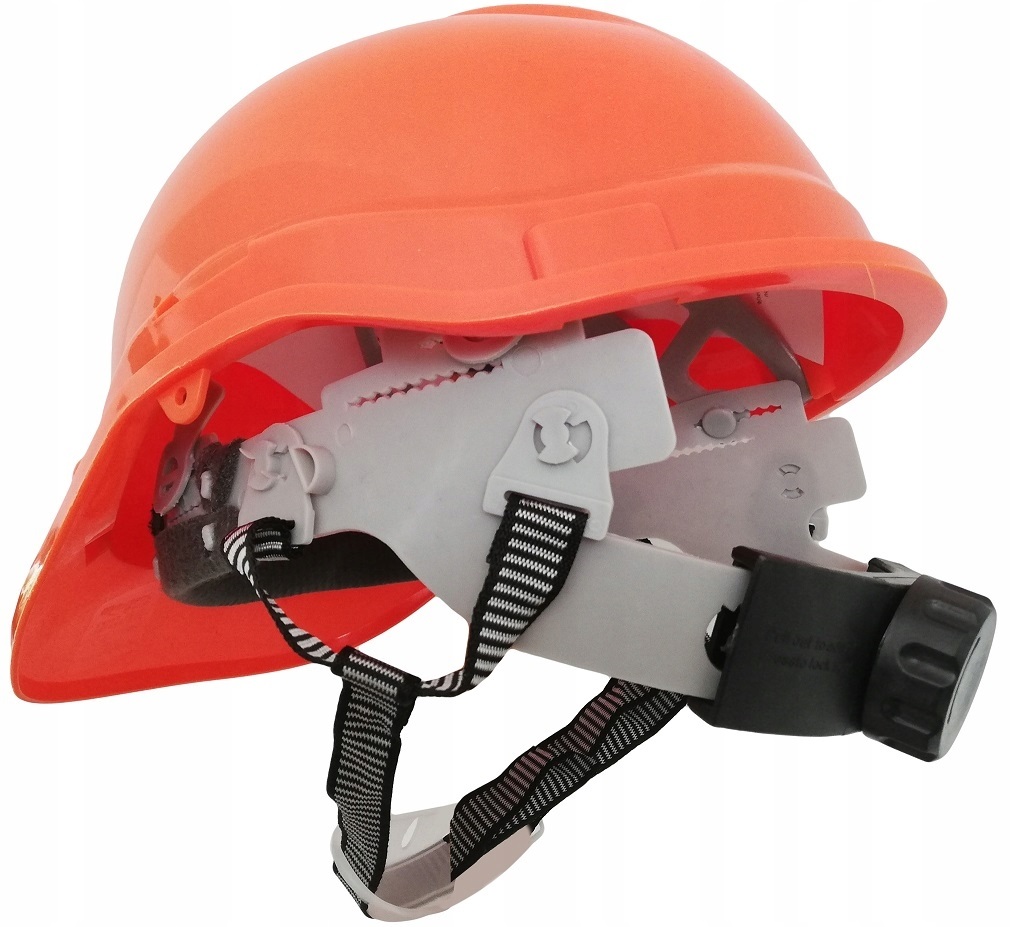 Hełm Kask BHP Budowlany Roboczy Ochronny Czerwony Marka Pruspol