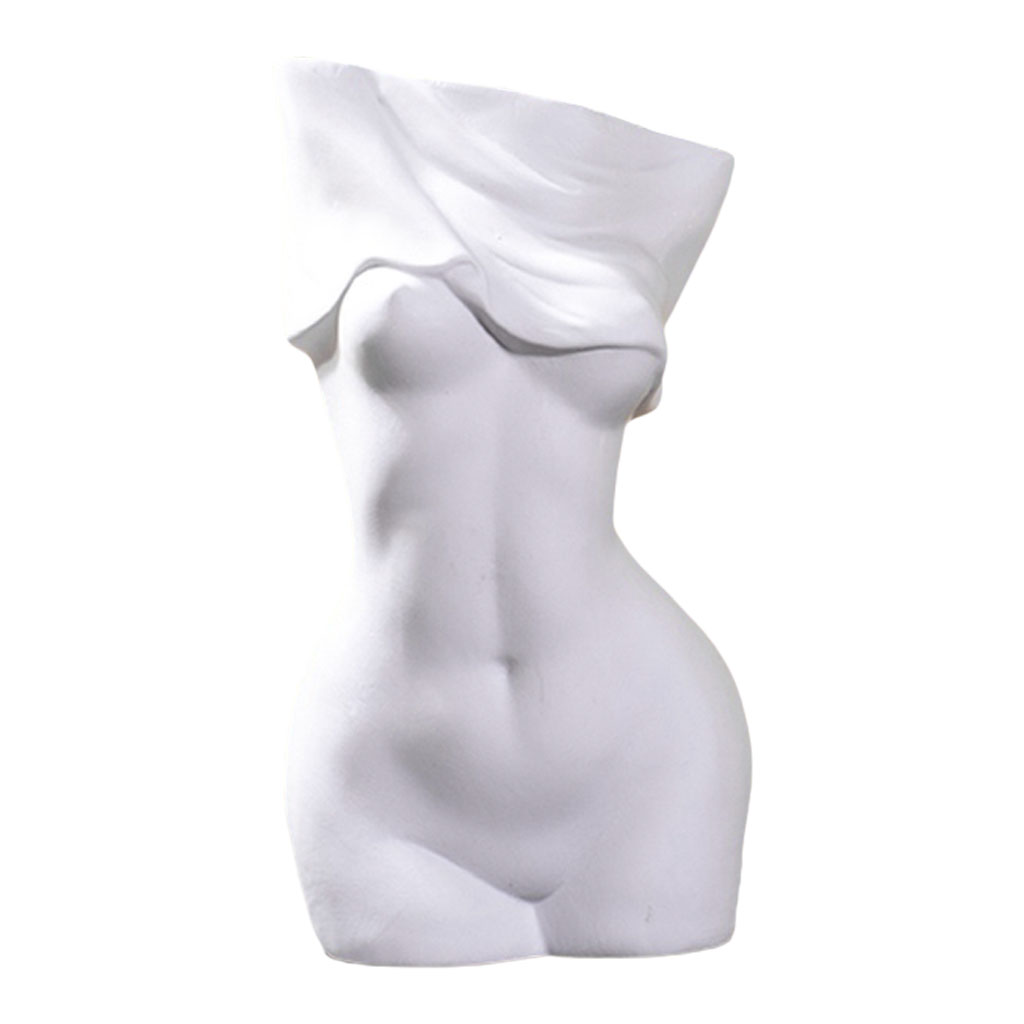 Kobiece ciało Wazon Statua Pulpit Doniczka