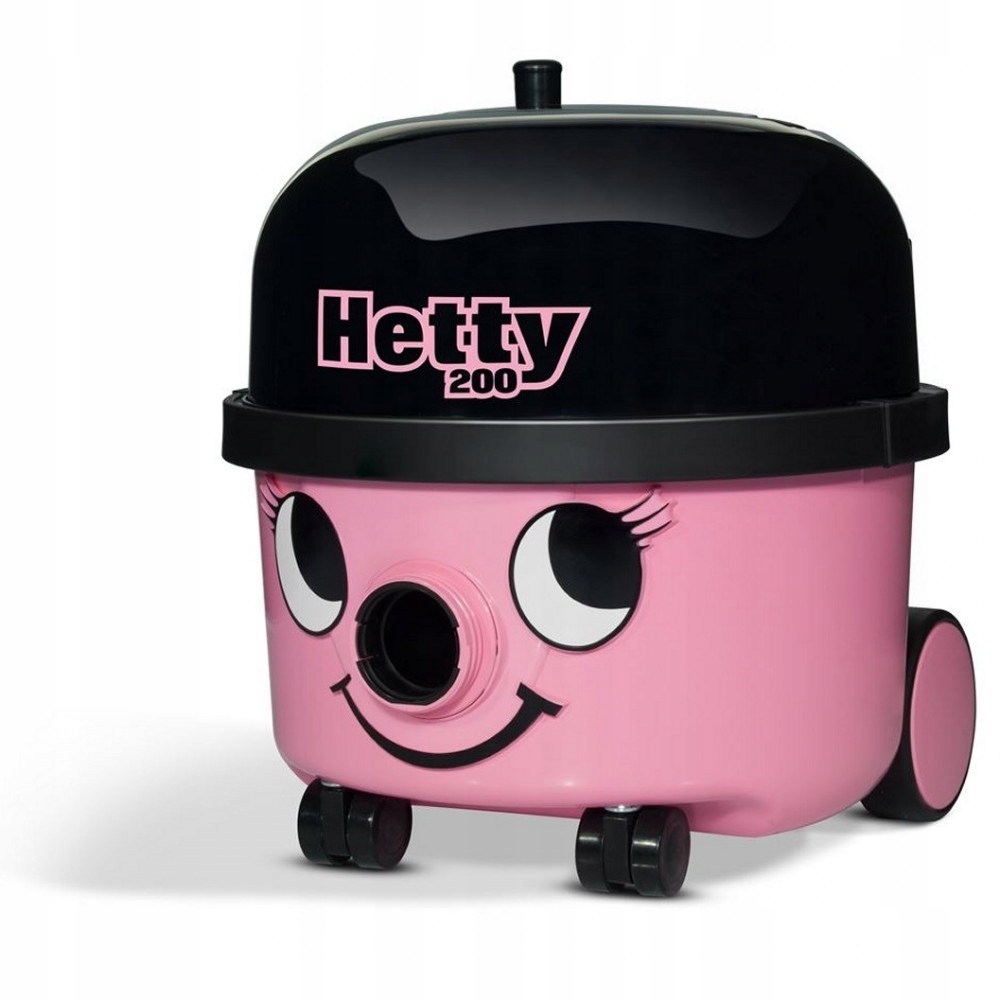 Vysavač Numatic HET200 Hetty 620 W černo-růžový, výkonný 620 W